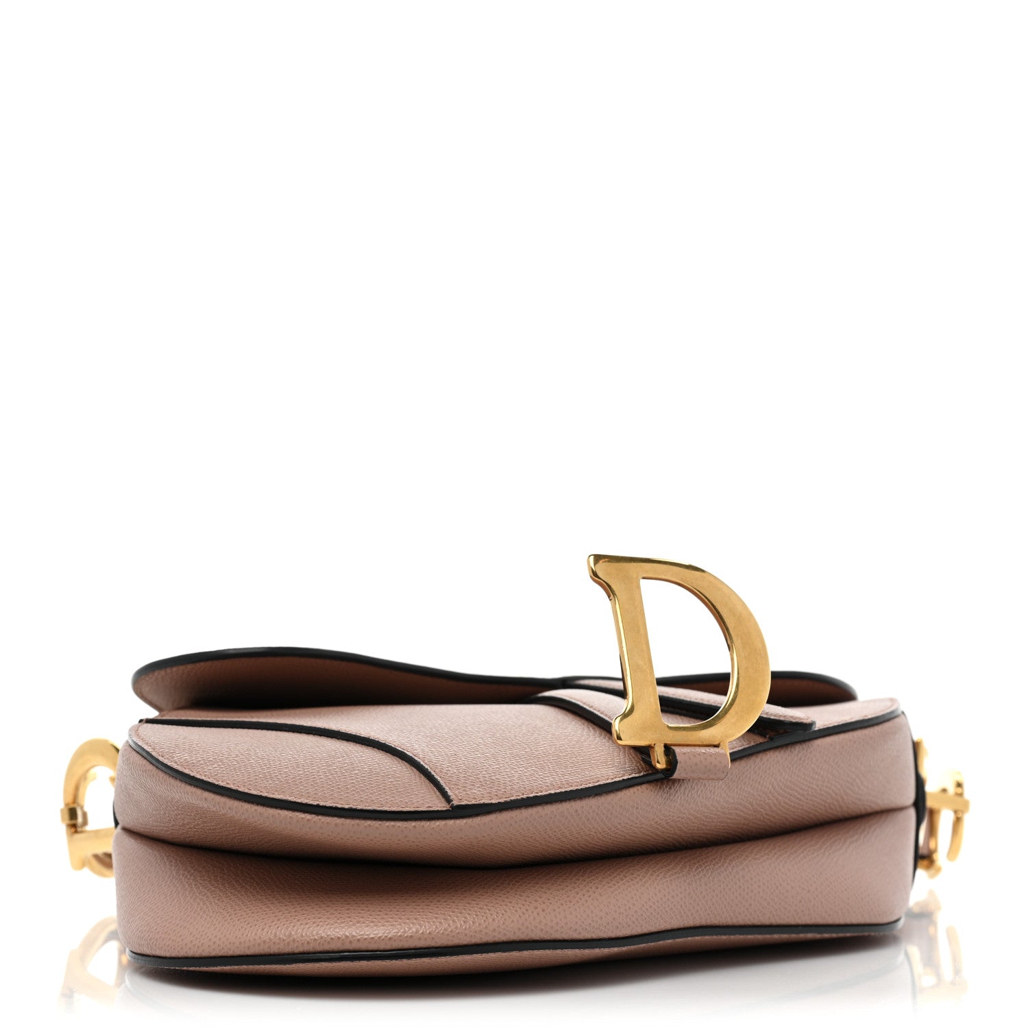 Christian Dior Grained Calfskin Saddle Bag Fard 4 of 15