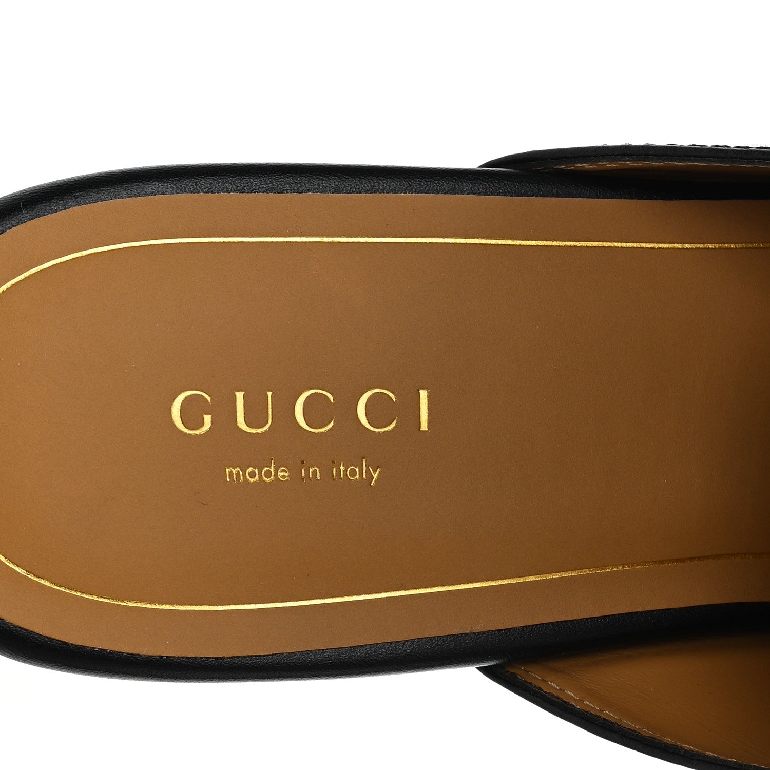 Gucci Calfskin Womens Princetown Slippers 39 Black 8 of 11