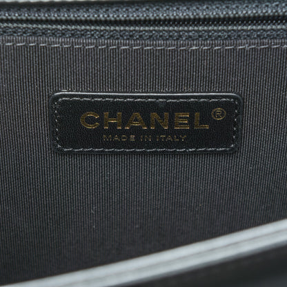Chanel Lambskin Quilted New Medium Boy Flap Black 6 of 7
