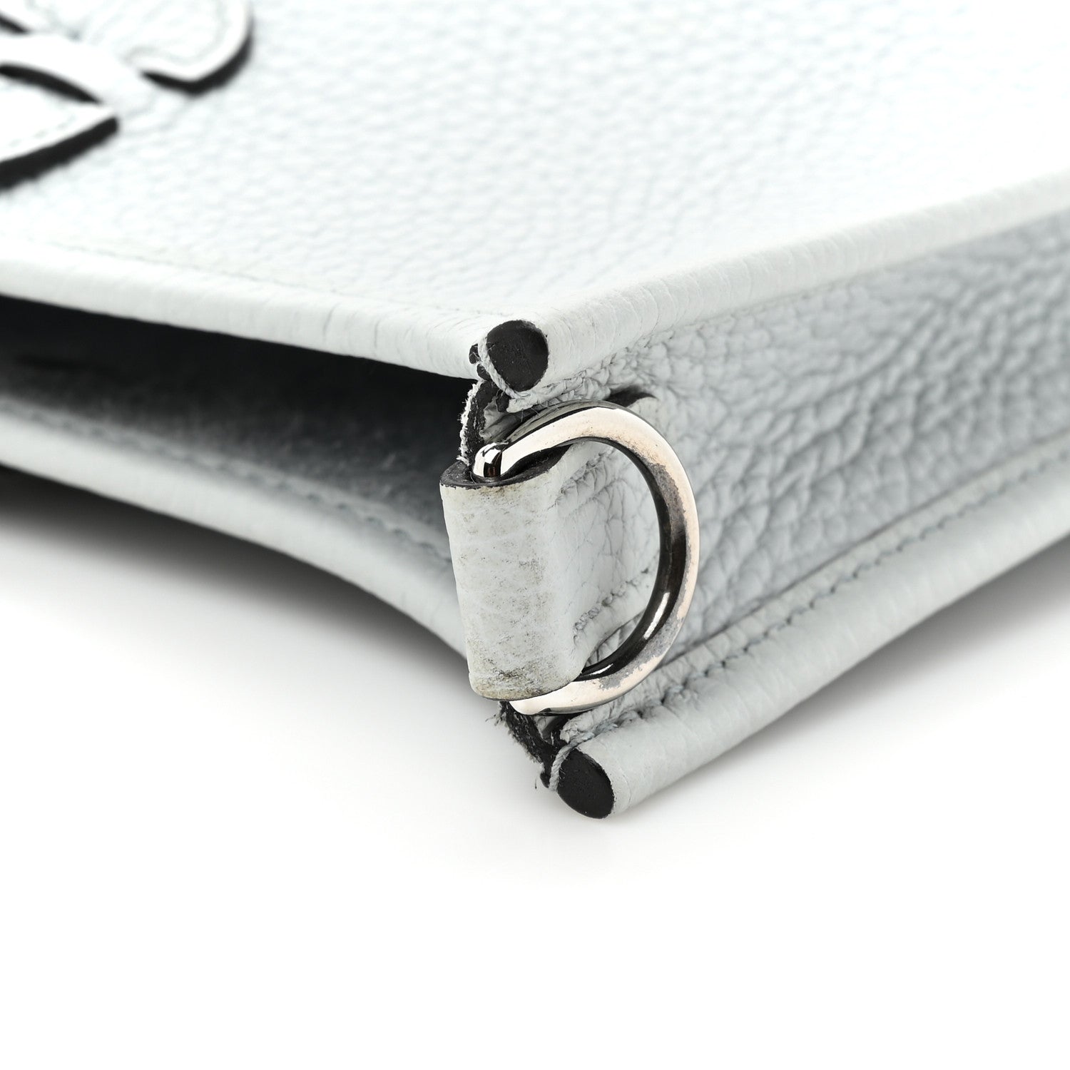 Hermes Taurillon Clemence Amazone Evelyne TPM Bleu Pale Indigo 11 of 12