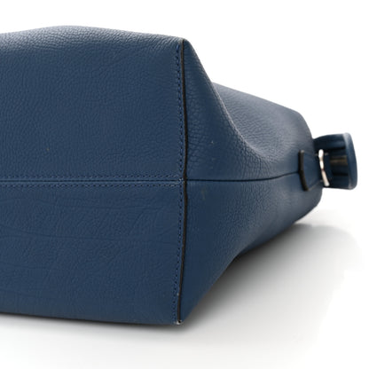 Fendi Vitello Camargue Large By The Way Boston Bag Blue 11 of 14