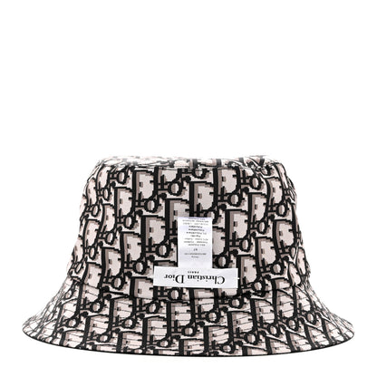 Christian Dior Oblique Reversible Teddy-D Brim Bucket Hat 57 Black 11 of 13