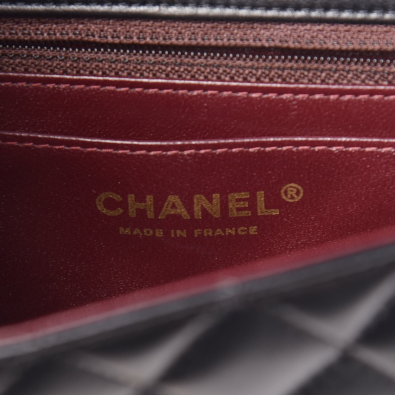 Chanel Lambskin Quilted Mini Rectangular Flap Black 8 of 11