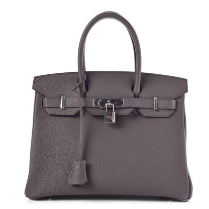Hermes Togo Birkin 30 Etain 1 of 35