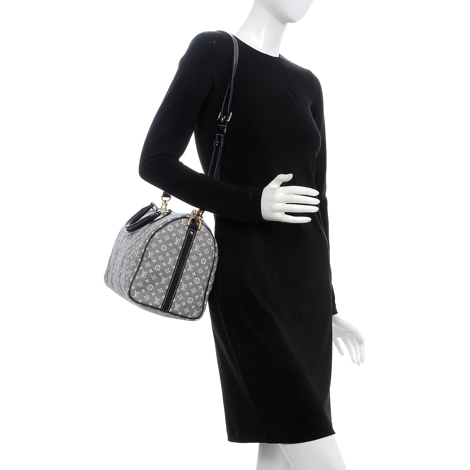 Louis Vuitton Monogram Idylle Speedy Bandouliere 30 Encre 2 of 6