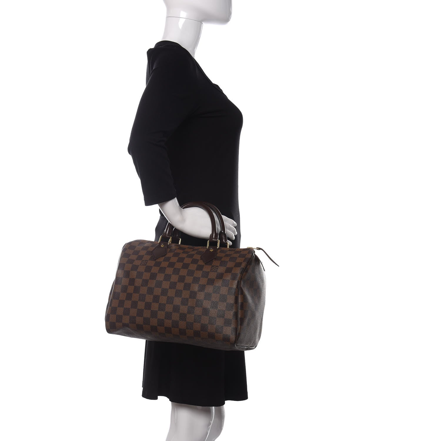 Louis Vuitton Damier Ebene Speedy 30 2 of 9