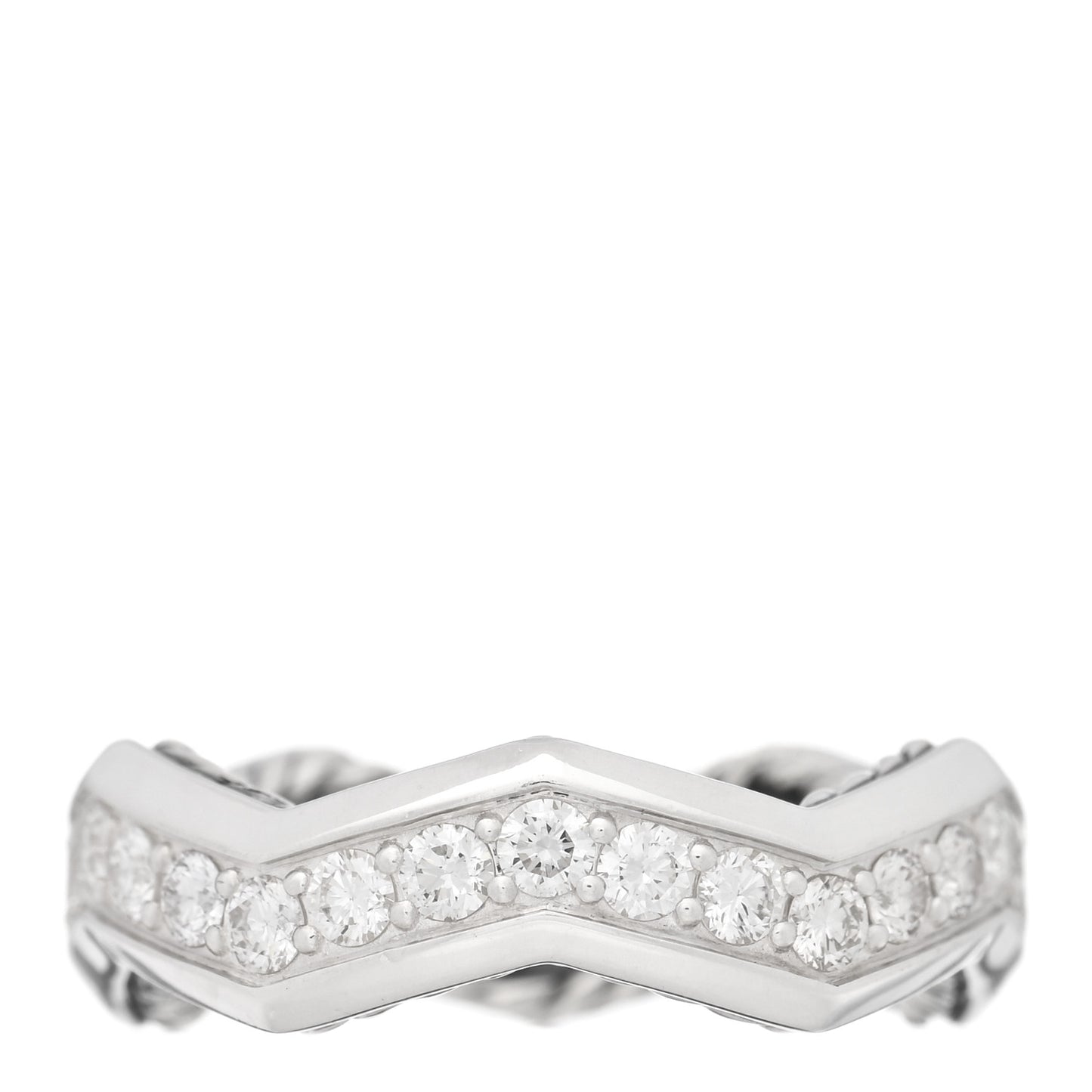 Sterling Silver 5mm Zig Zag Stax Ring 52 6