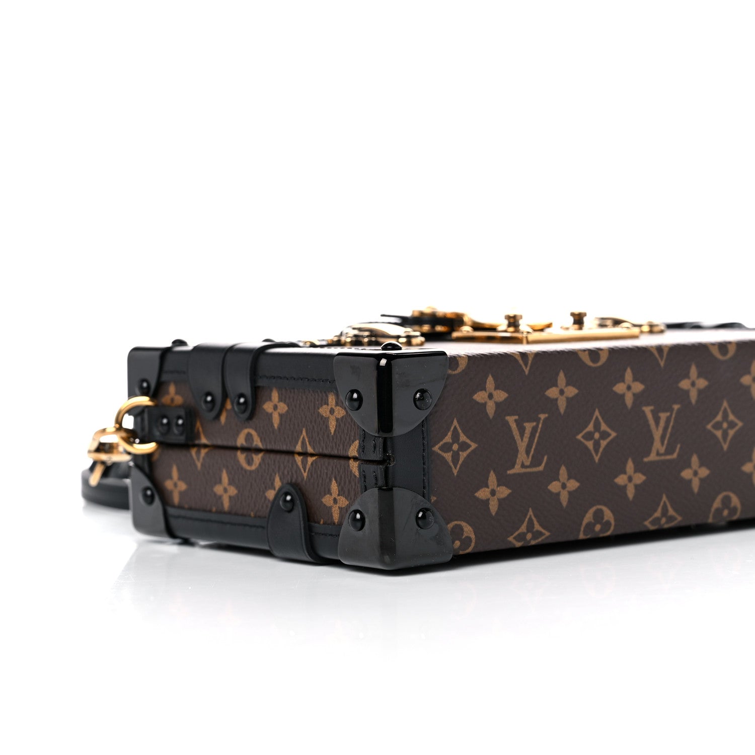 Louis Vuitton Monogram Petite Malle Black 7 of 13