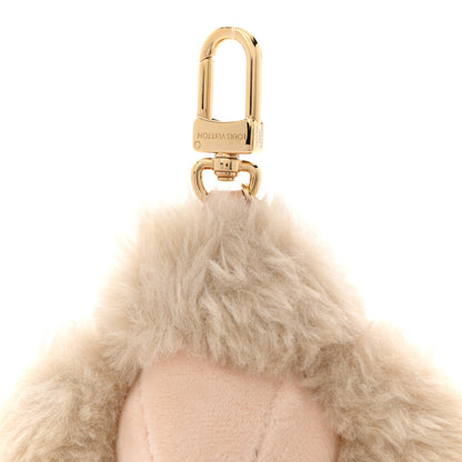 Louis Vuitton Faux Fur My Vivienne Bag Charm Gris 6 of 8