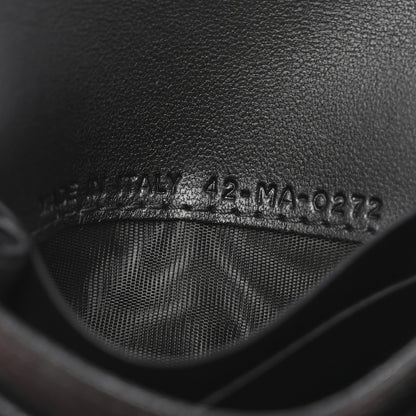 Christian Dior Grained Calfskin Saddle Card Holder Black 7 of 9