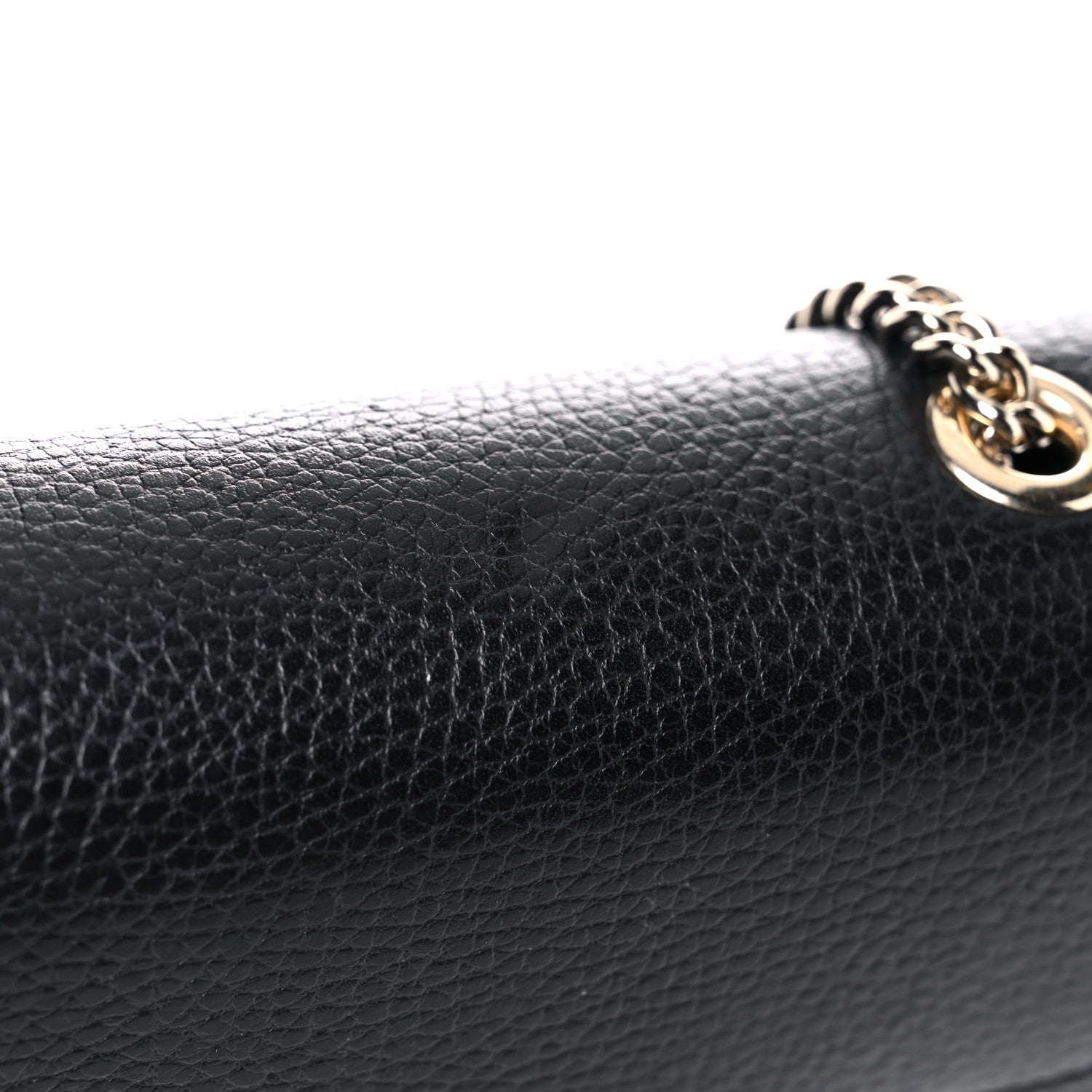 Gucci Dollar Calfskin Small Interlocking G Shoulder Bag Black 14 of 15