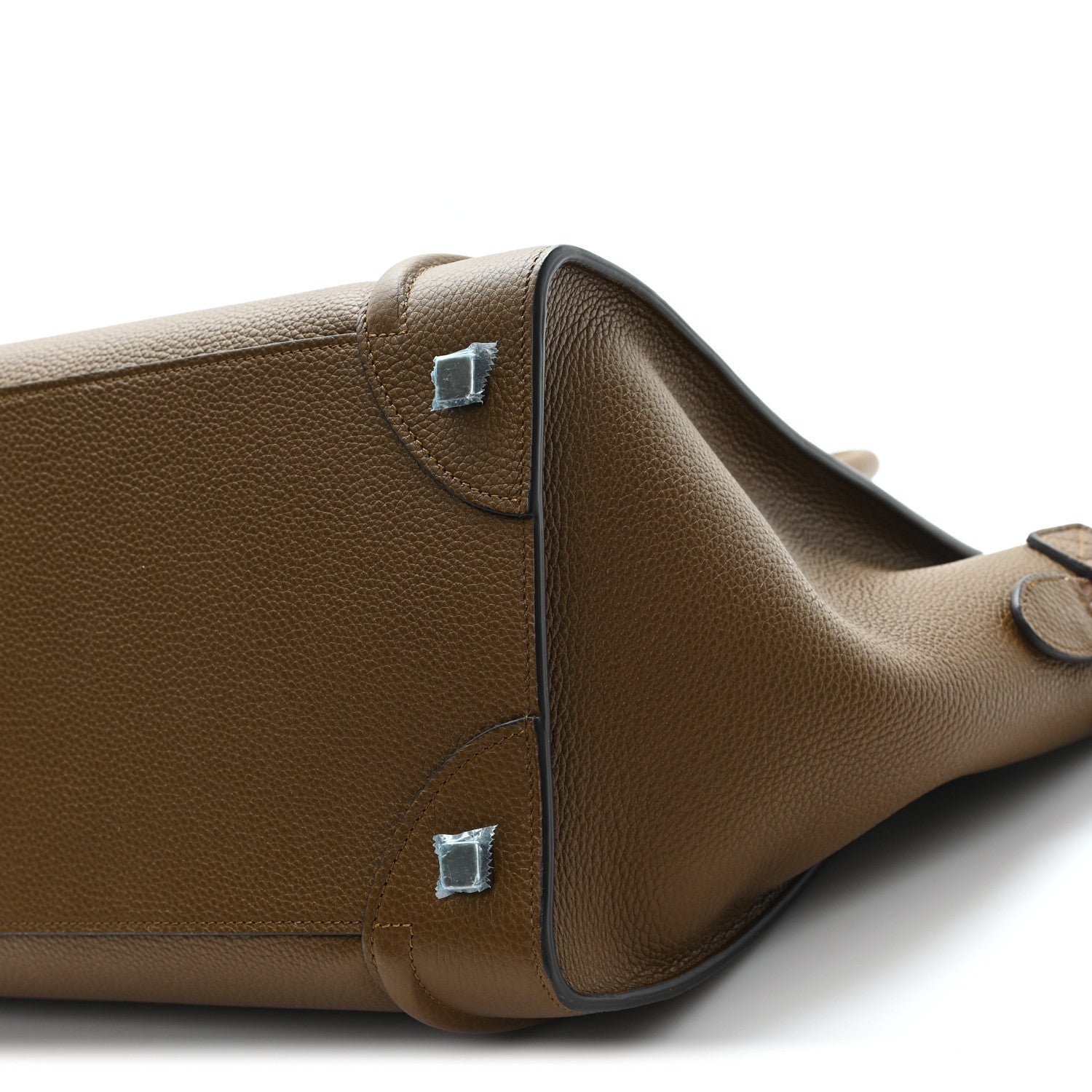 Celine Drummed Calfskin Mini Luggage Brown 9 of 9