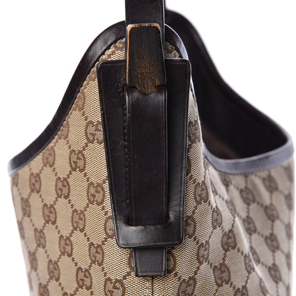 Gucci Monogram Hobo Dark Brown 17 of 19