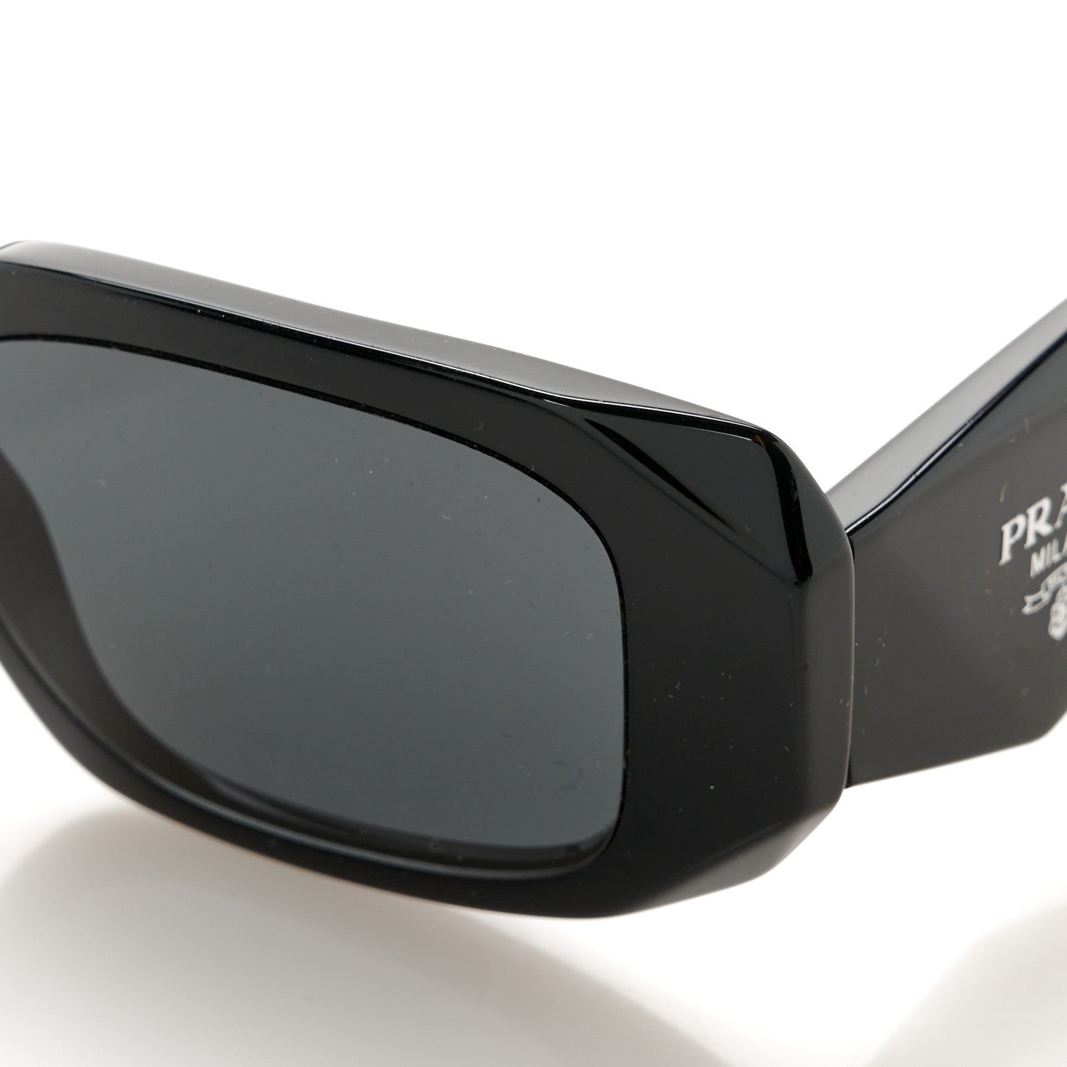 Prada Acetate Symbole Sunglasses SPR 17W Black 7 of 8