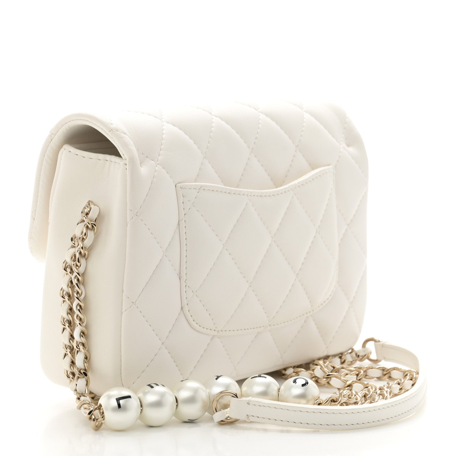 Chanel Lambskin Quilted Small My Precious Flap White 3 of 11