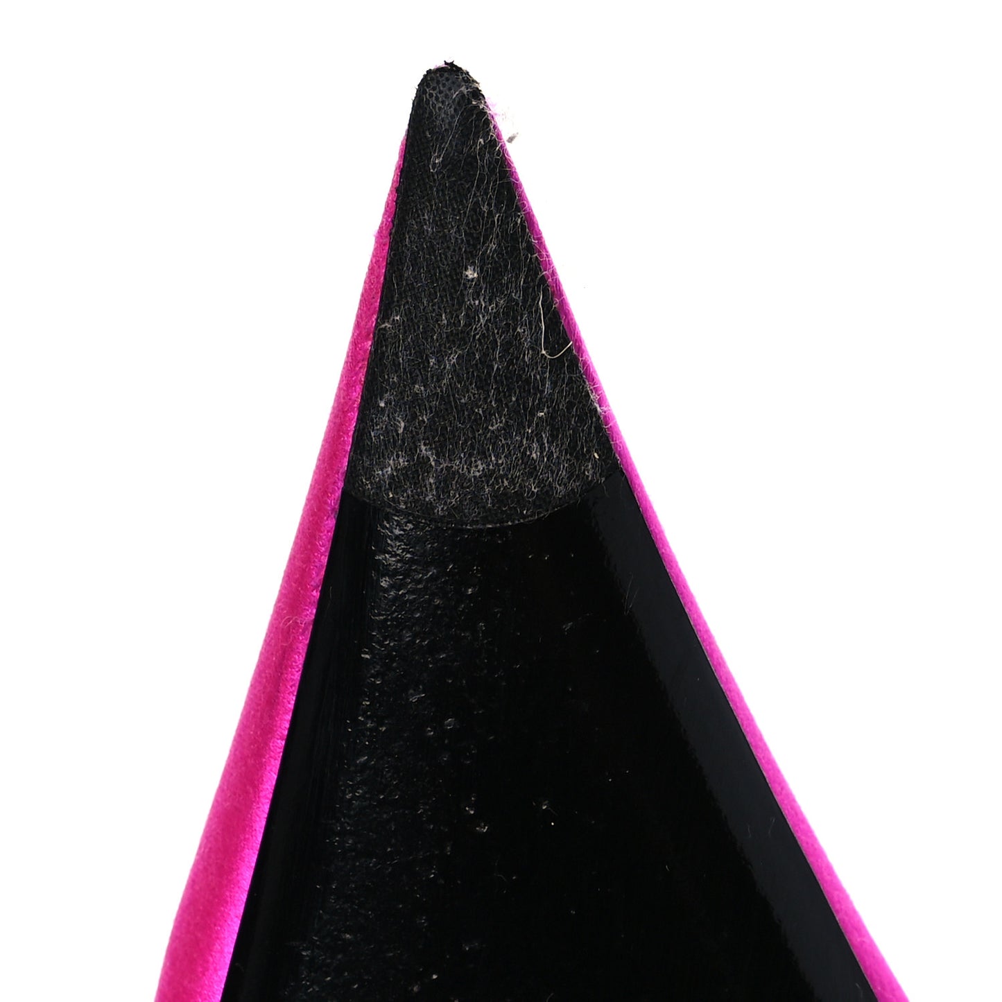 Satin Pointed Toe Knife Mules 37 Rose Fuchsia