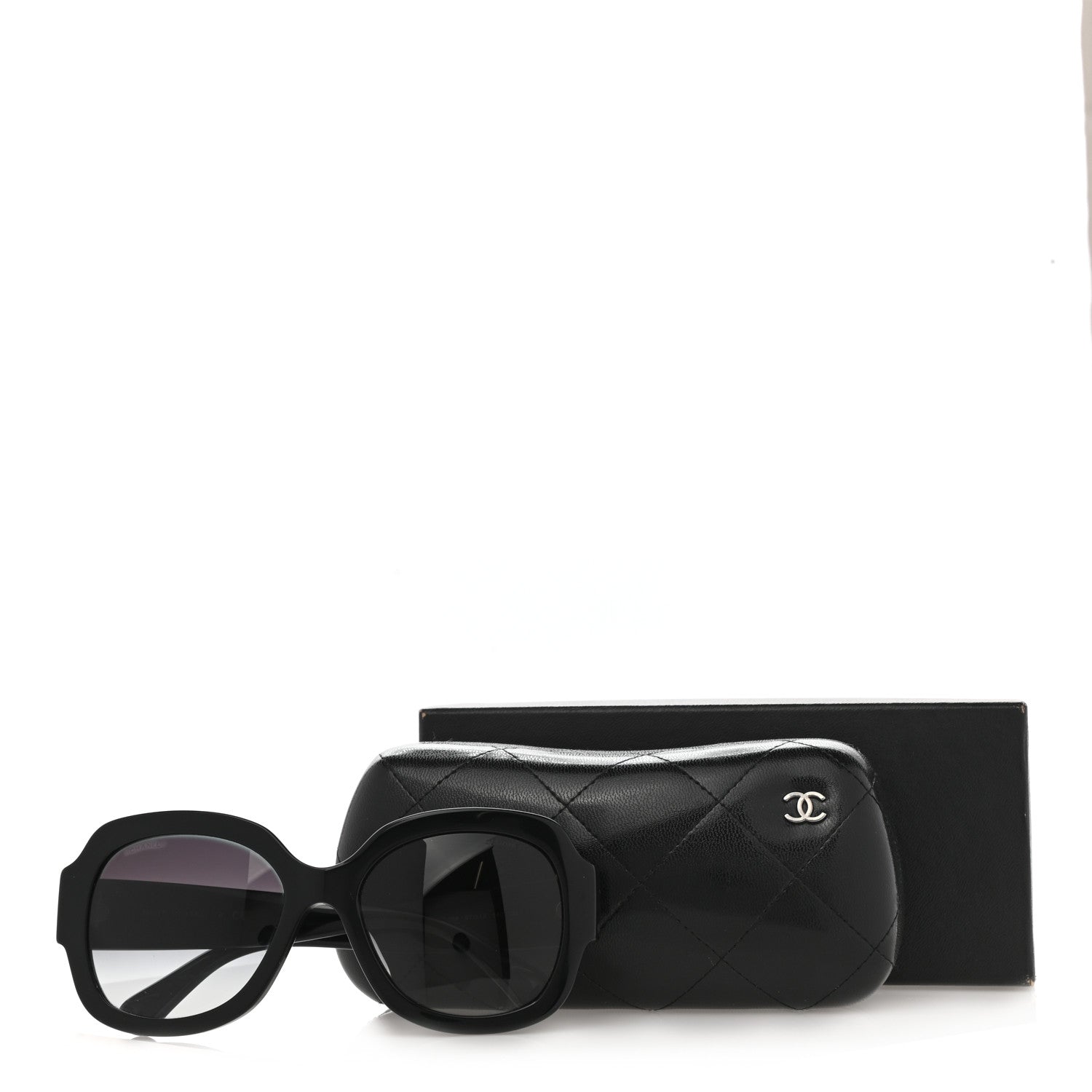 Chanel Acetate CC Sunglasses 5373 Black 9 of 9