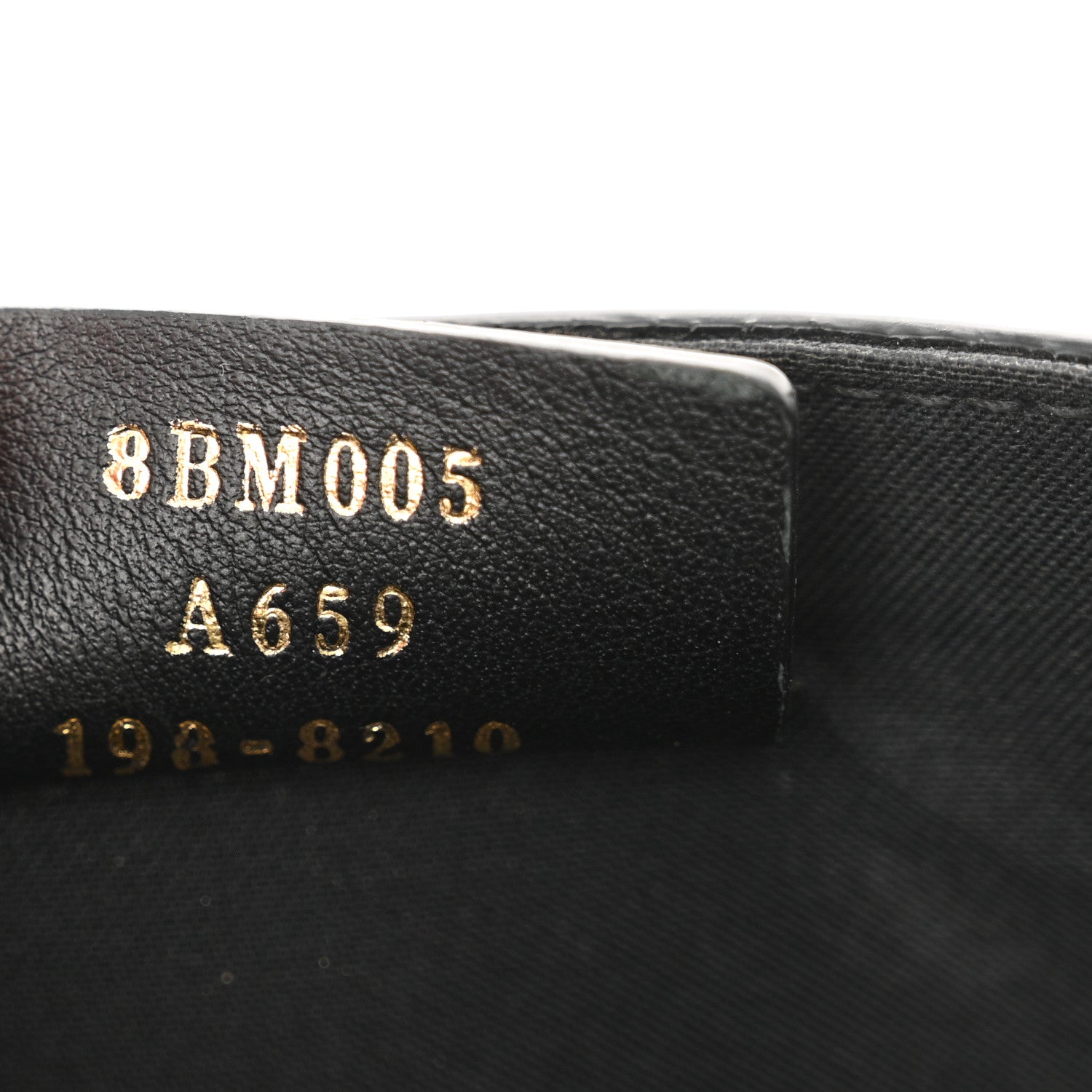 Fendi Vitello Liberty F is Fendi Bi-Color FF 1974 Embossed Envelope Belt Bag Maya Black 6 of 12