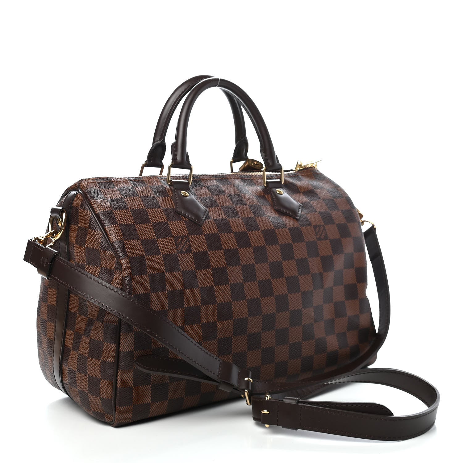 Louis Vuitton Damier Ebene Speedy Bandouliere 30 3 of 10