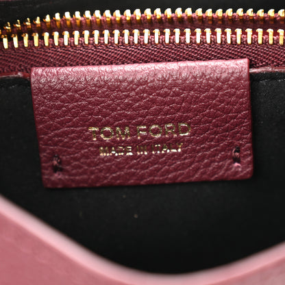 Tom Ford Grain Calfskin Small Tara Crossbody Red Plum 6 of 13