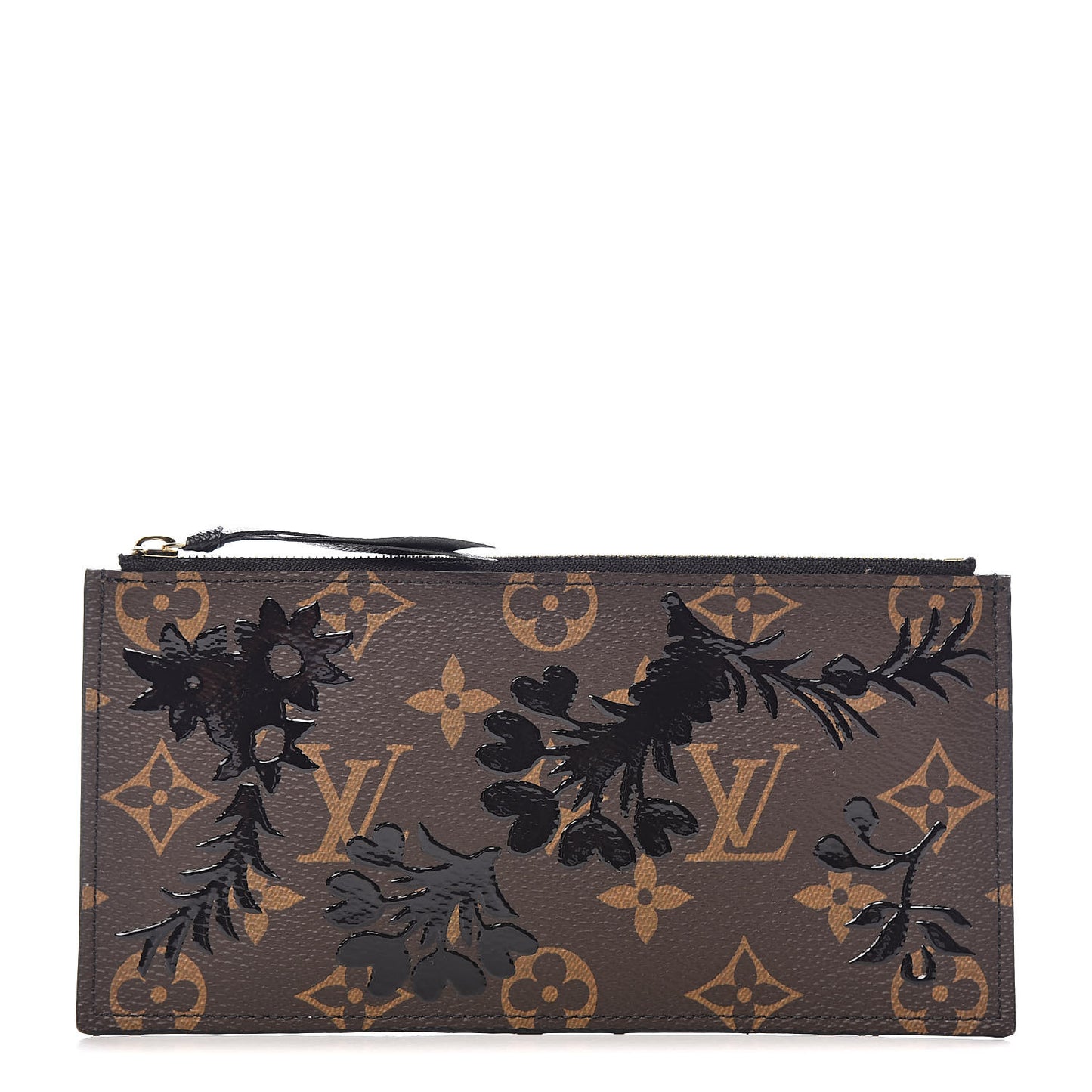 Monogram Blossom Felicie Chain Wallet Zippered Insert