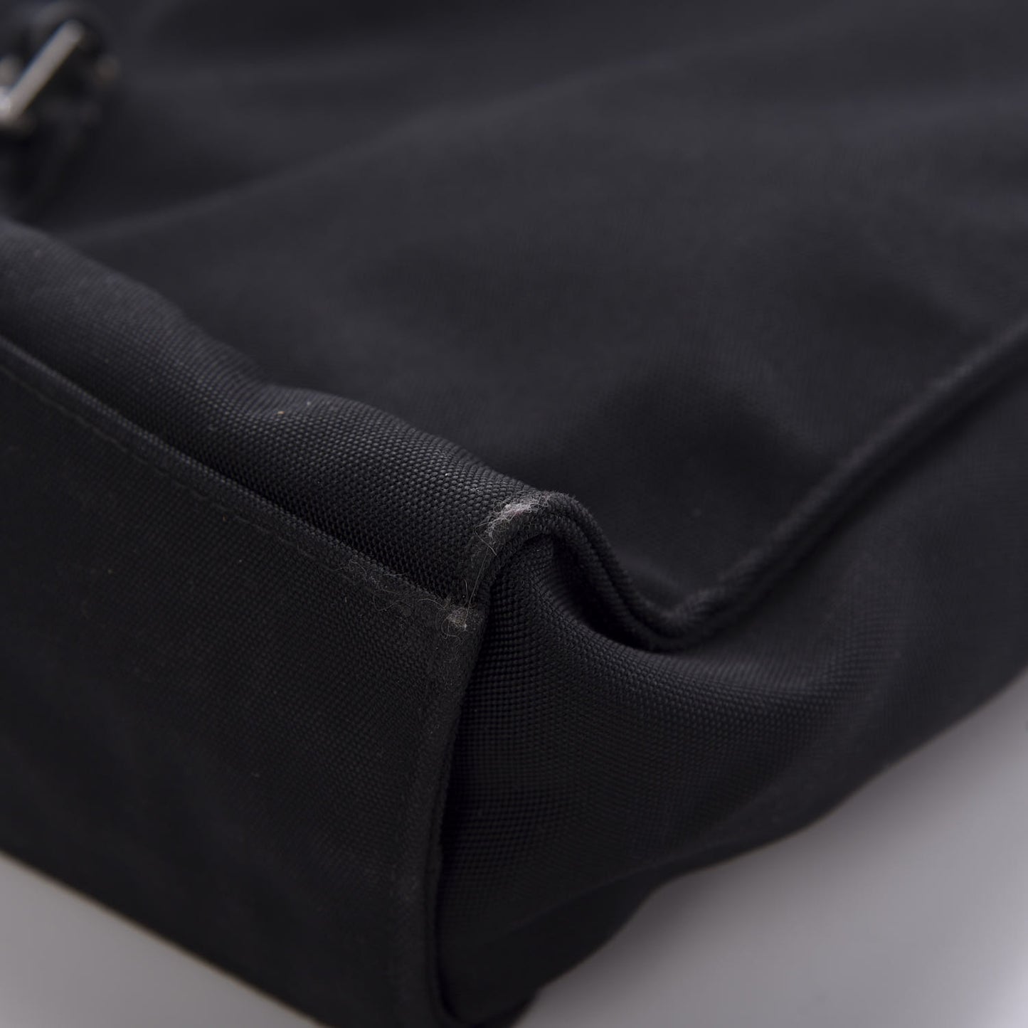 Nylon Shoulder Bag Black