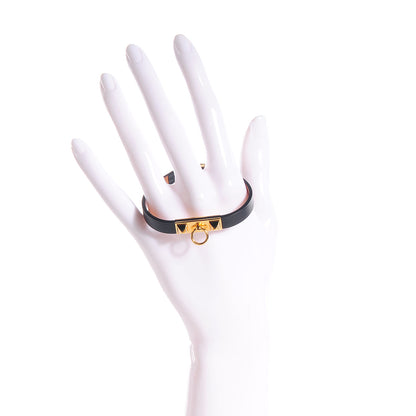Hermes Chamonix Micro Rivale Bracelet Small Black 10 of 17