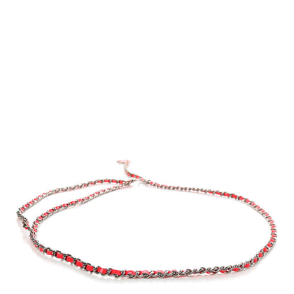 Chanel Lambskin Enamel CC Chain Belt Pink 2 of 5