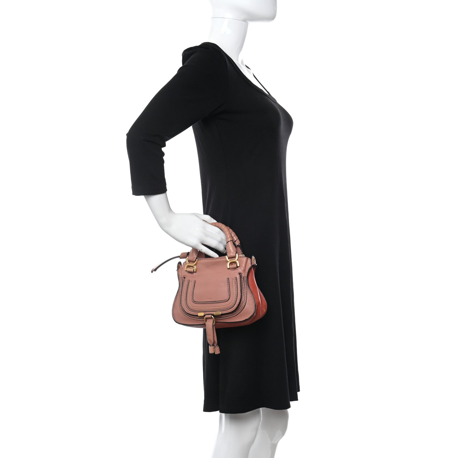 Chloe Calfskin Mini Marcie Satchel Waterlily 2 of 10