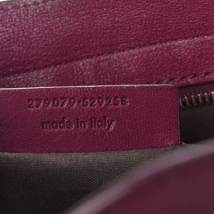 Saint Laurent Sheepskin Medium Cabas ChYc Black Cherry 7 of 11