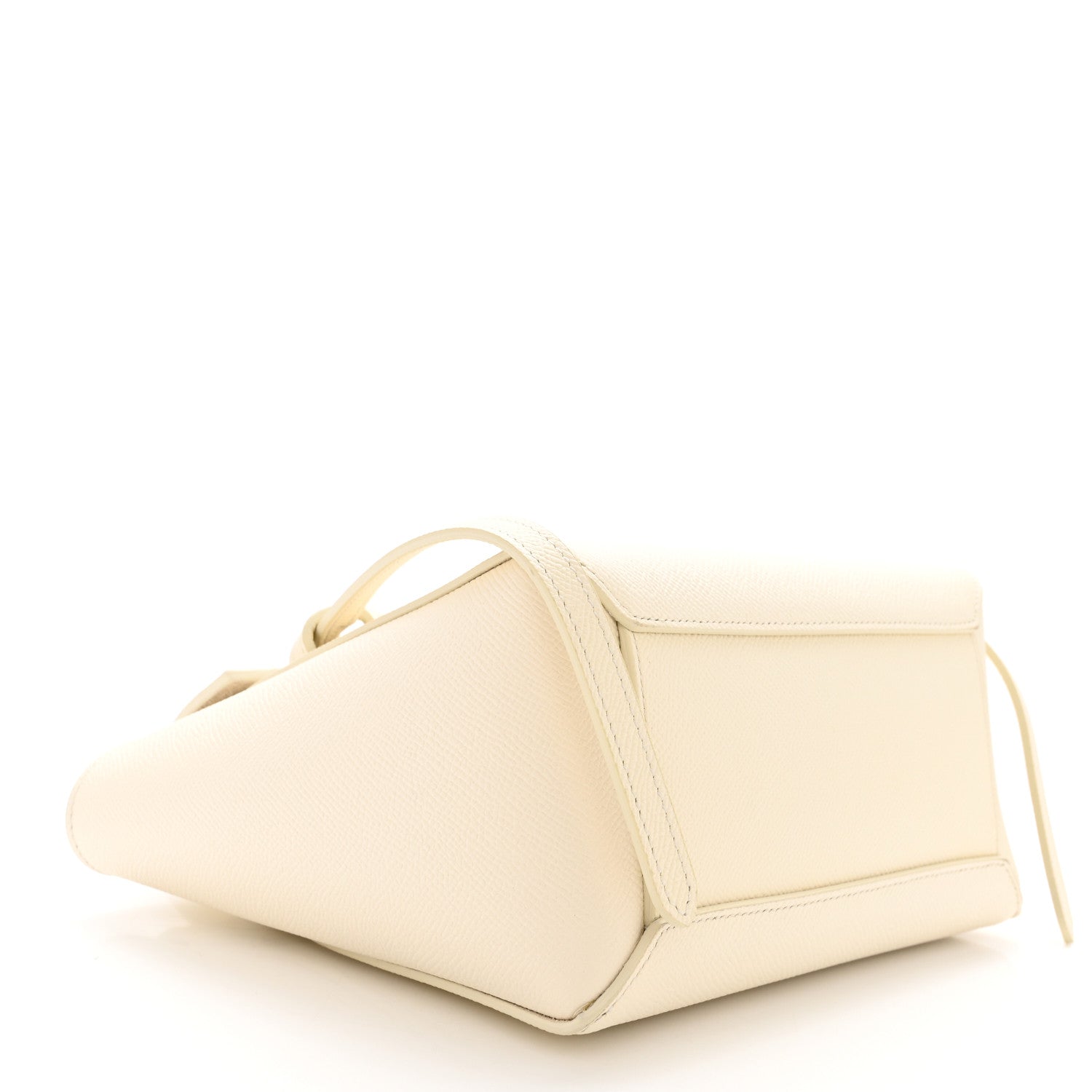 Celine Grained Calfskin Nano Belt Bag White 4 of 10