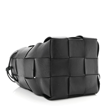 Bottega Veneta Nappa Maxi Intrecciato Cassette Bucket Bag Black 4 of 10