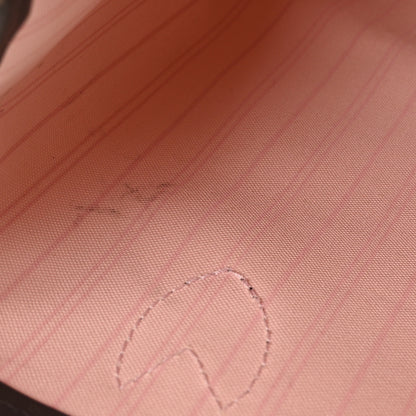 Louis Vuitton Damier Ebene Neo Neverfull MM Rose Ballerine 7 of 12