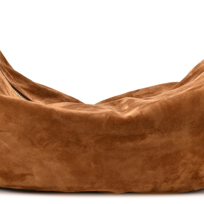 Saint Laurent Suede Small Amalia Hobo  Camel 8 of 10