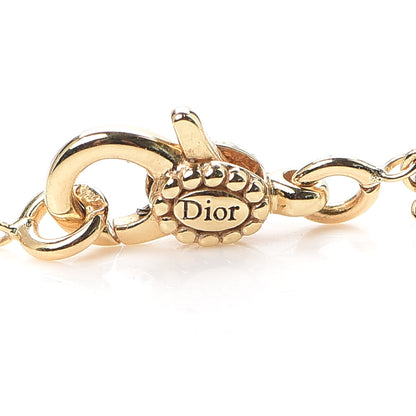 Christian Dior 18K Yellow Gold Diamond Mimirose Pendant Necklace 5 of 6