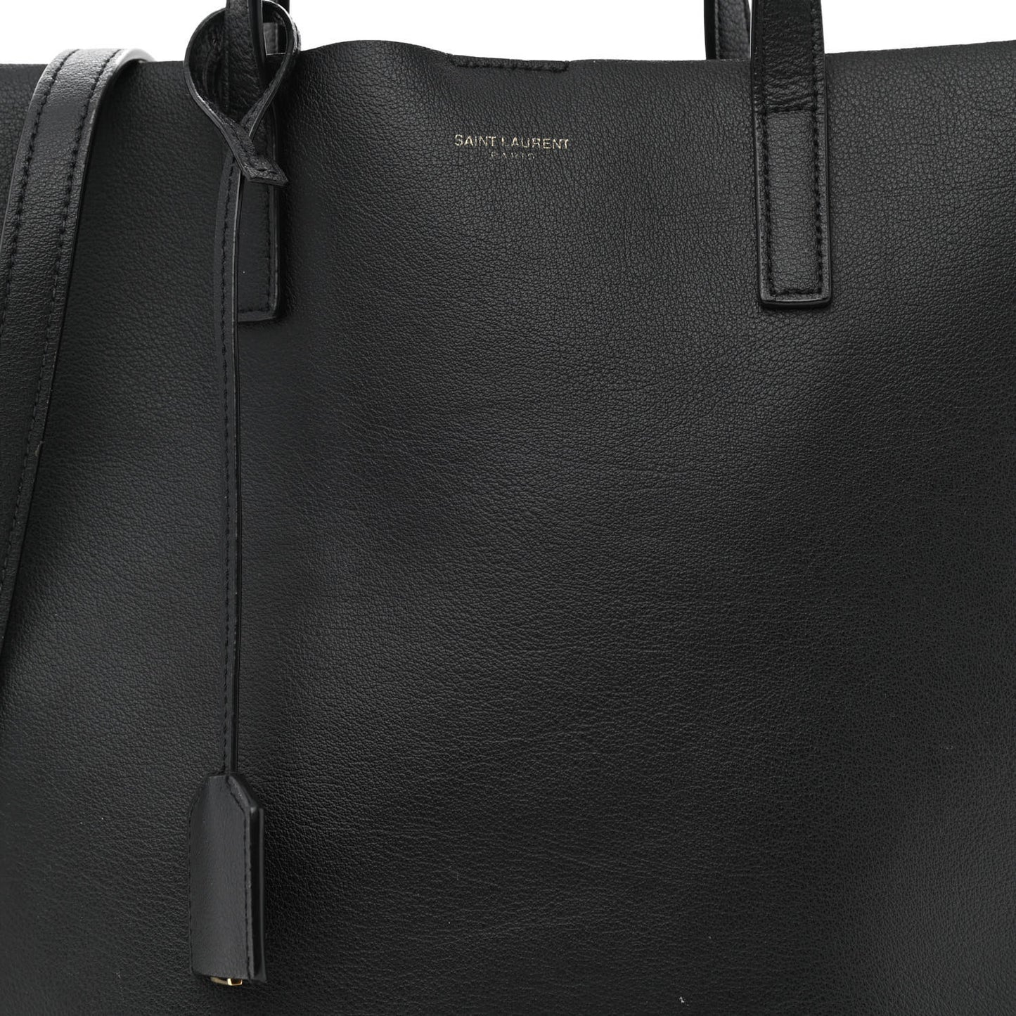 Calfskin Toy Shopping Tote Black
