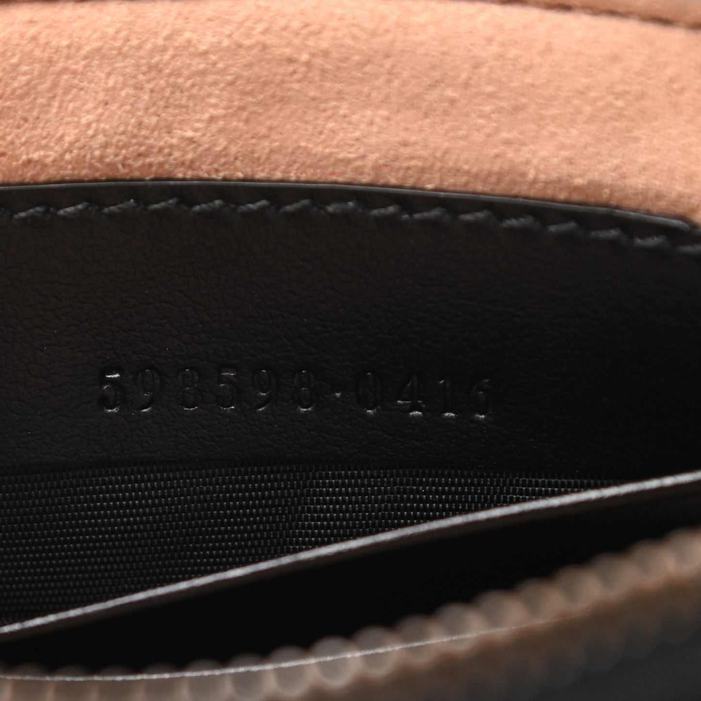 Calfskin Matelasse GG Marmont Wrist Wallet Black