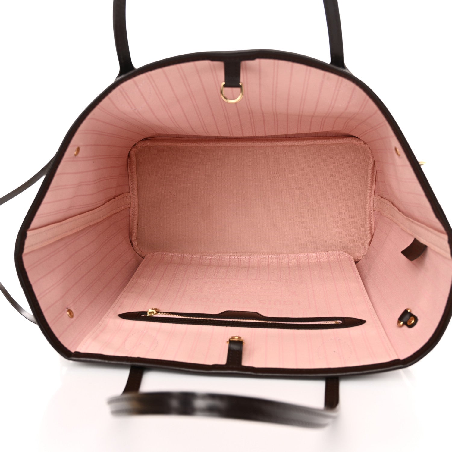 Louis Vuitton Damier Ebene Neo Neverfull MM Rose Ballerine 5 of 10