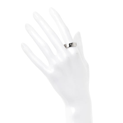 Cartier 18K White Gold 5.5mm LOVE Ring 59 8.75 2 of 4