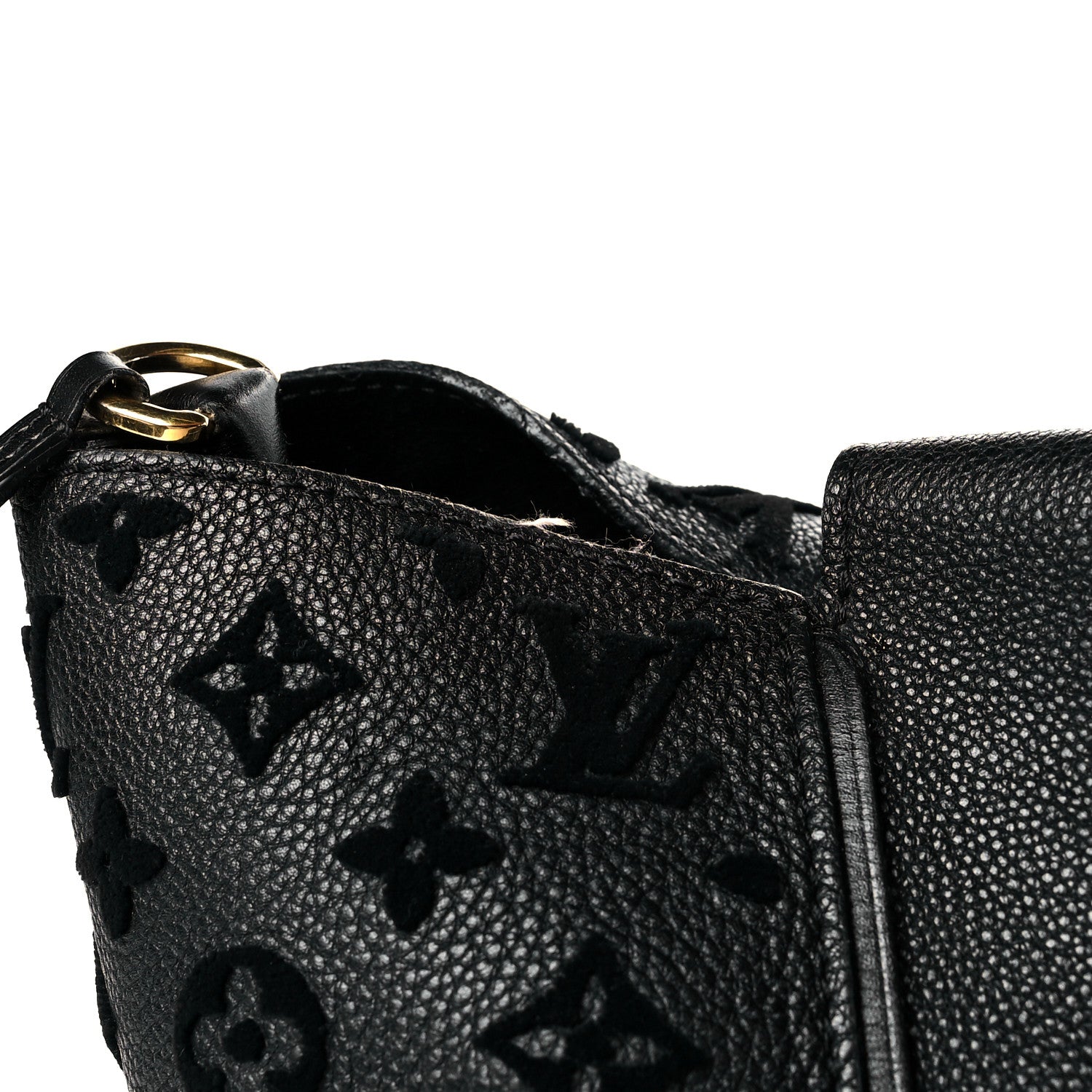 Louis Vuitton Cuir Orfevre Veau Cachemire Tote W GM Black 16 of 19