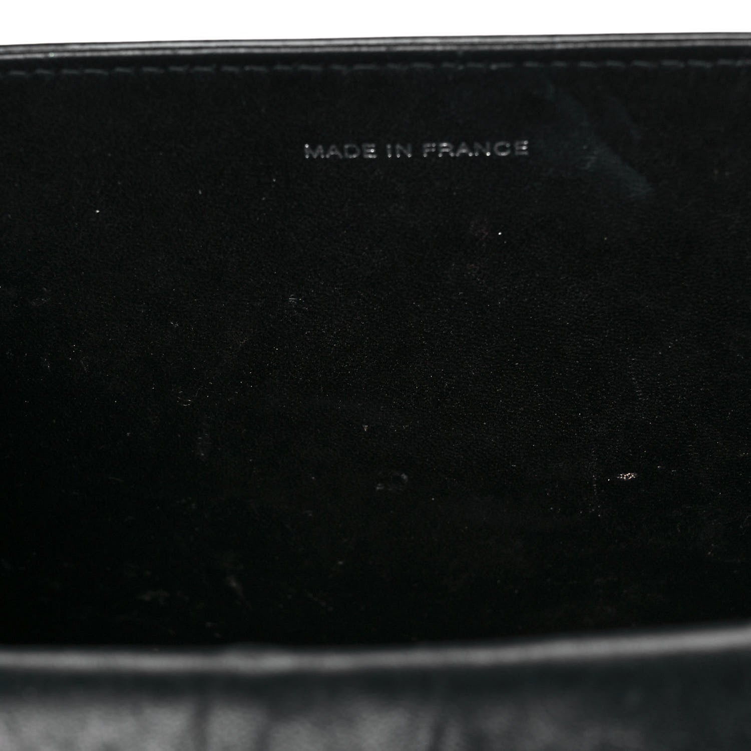 Chanel Glazed Calfskin Single Flap Black 6 of 18