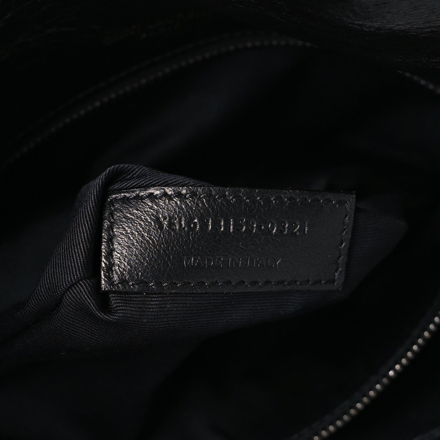 Crinkled Calfskin Matelasse Monogram Medium Niki Chain Satchel Black