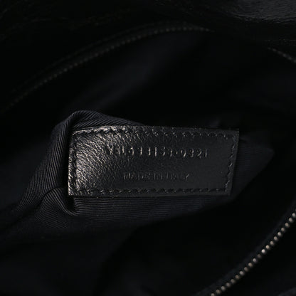 Saint Laurent Crinkled Calfskin Matelasse Monogram Medium Niki Chain Satchel Black 7 of 10
