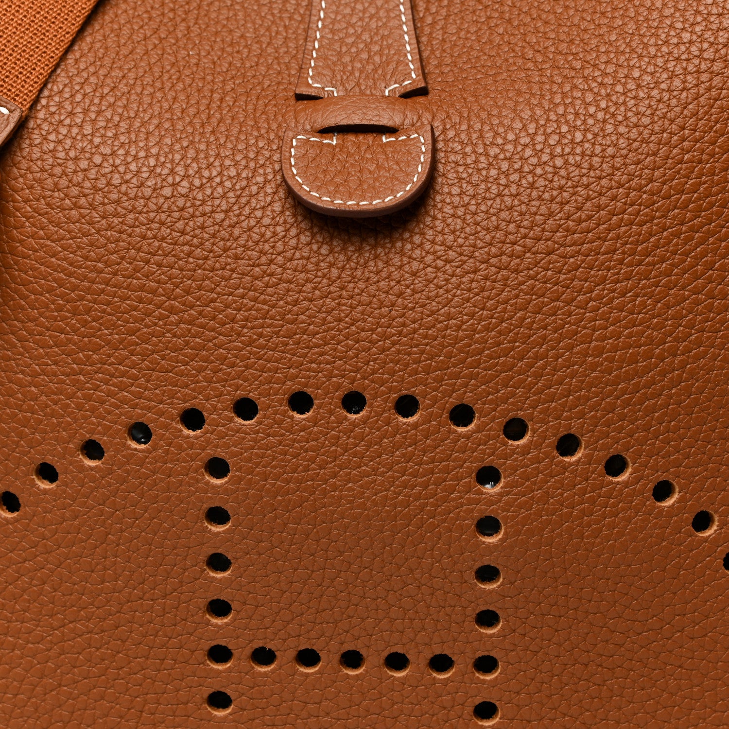 Hermes Taurillon Clemence Evelyne III GM Gold 7 of 11