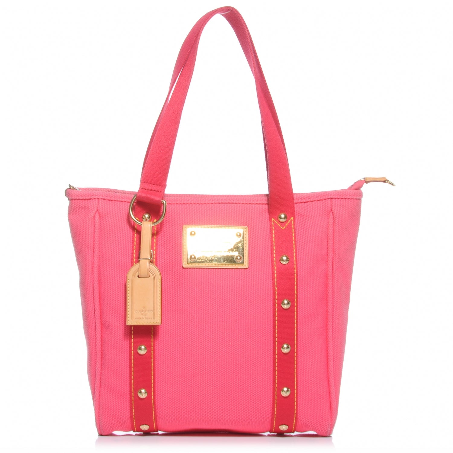 Louis Vuitton Toile Antigua Cabas MM Pink 1 of 12
