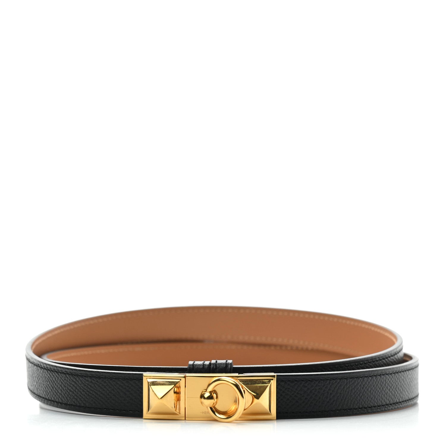 Hermes Epsom Rivale 18 Belt Black 1 of 4