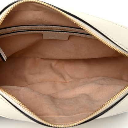 Gucci GG Supreme Monogram Small Horsebit 1955 Shoulder Bag Beige Mystic White 5 of 15