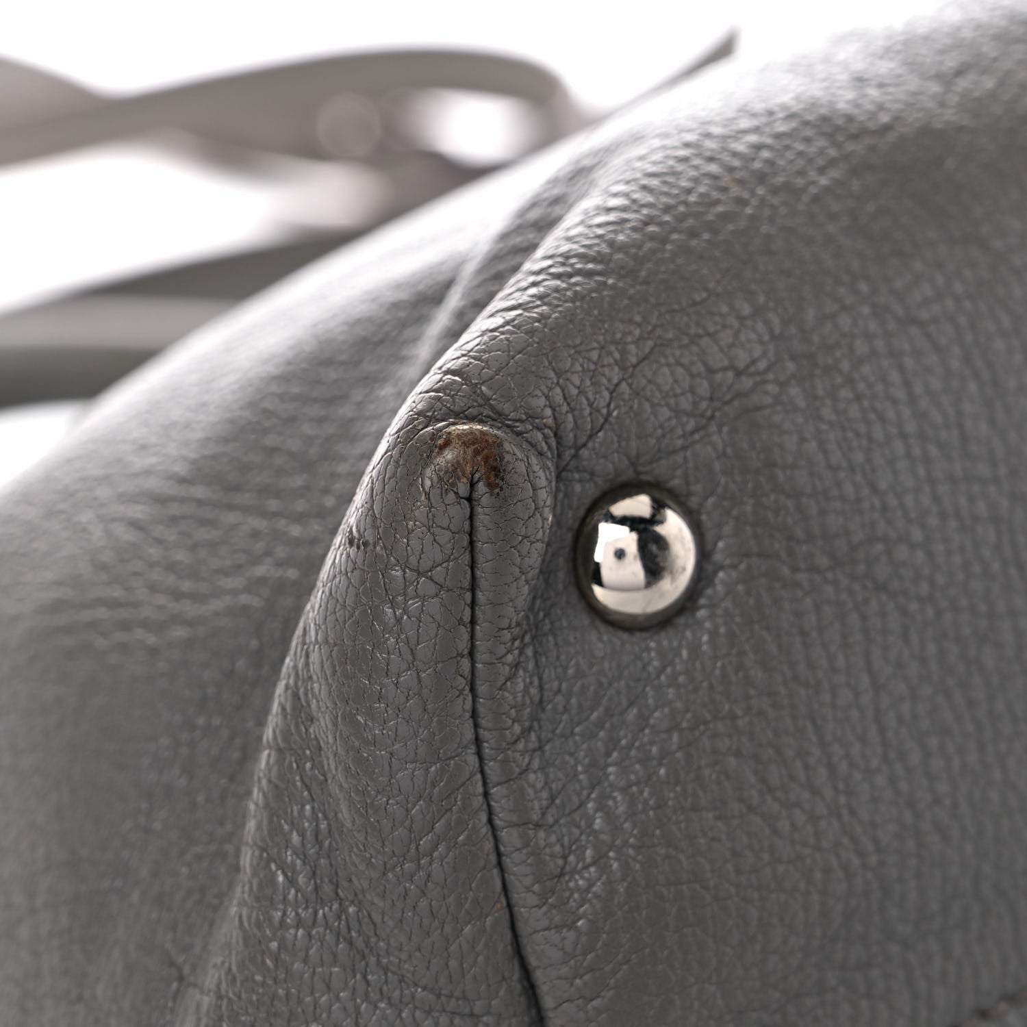 Miu Miu Goatskin Madras Zip Tote Pomice 4 of 28