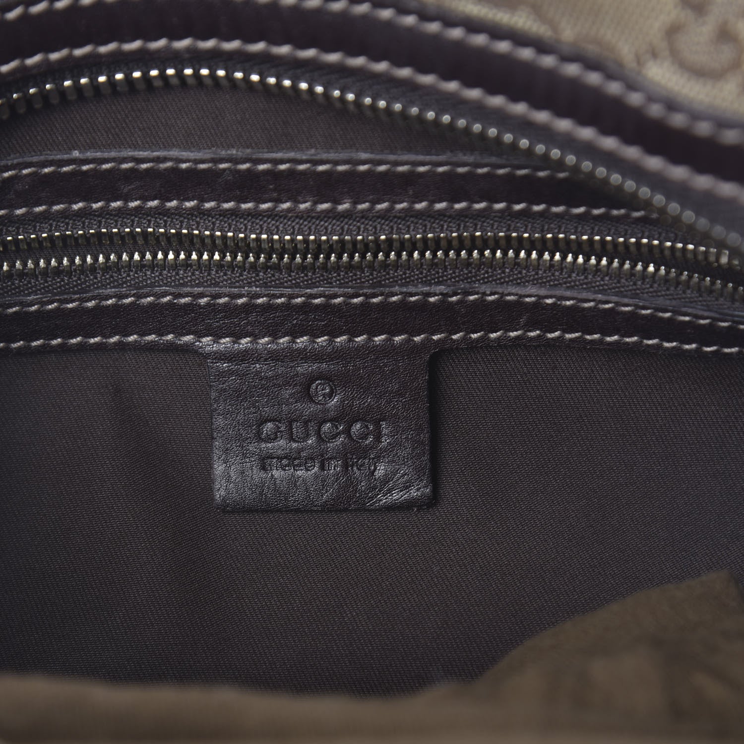 Gucci Monogram Medium Wave Boston Dark Brown 8 of 14