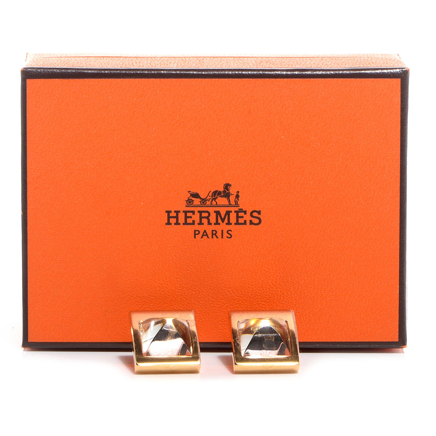 Gold Plated Saint Louis Crystal Circe Earrings